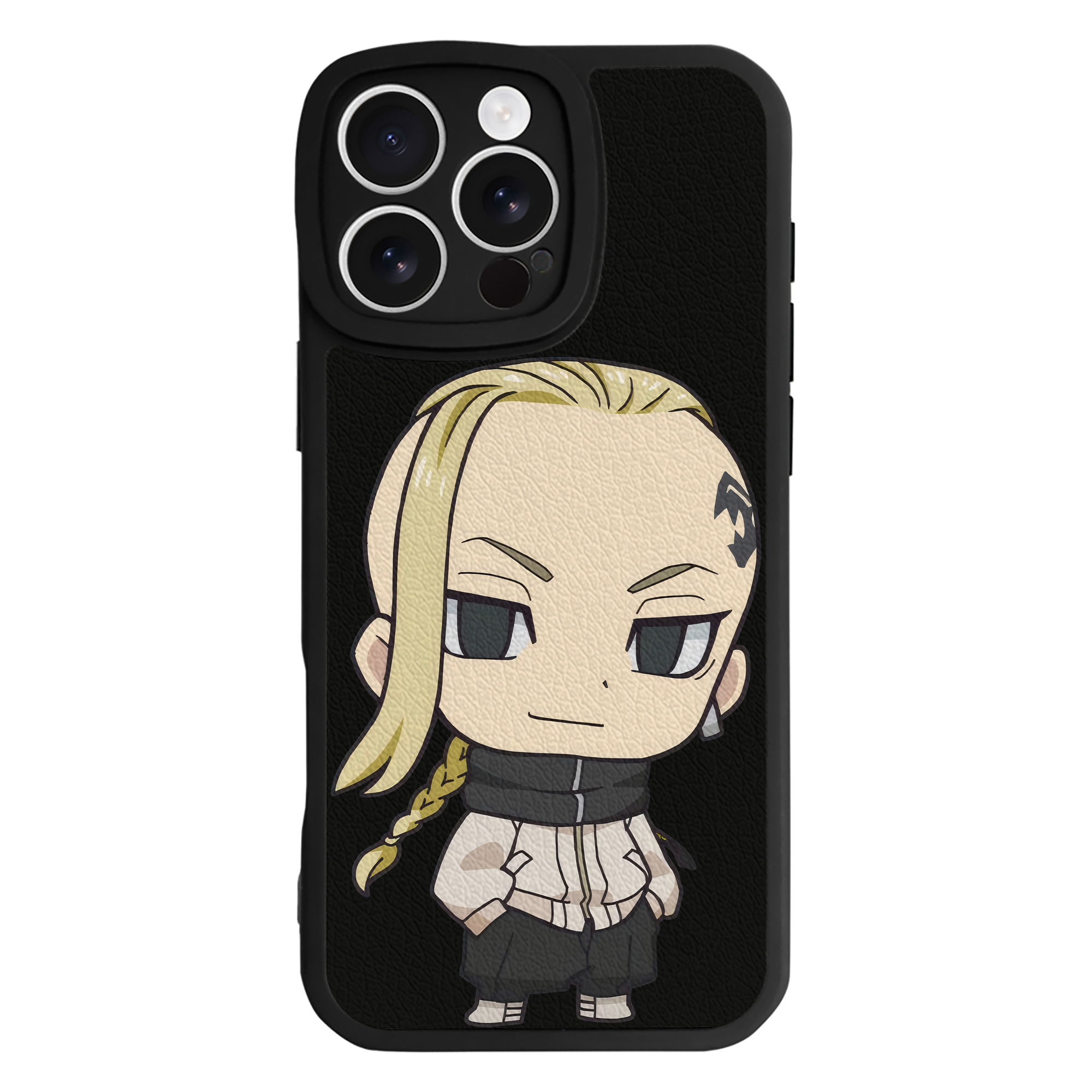 （画像用） 東京リベンジャーズ Tokyo Revengers 【iPhone 16シリーズ対応】シリコンスマホケース（レザー調） 材質：シリコン